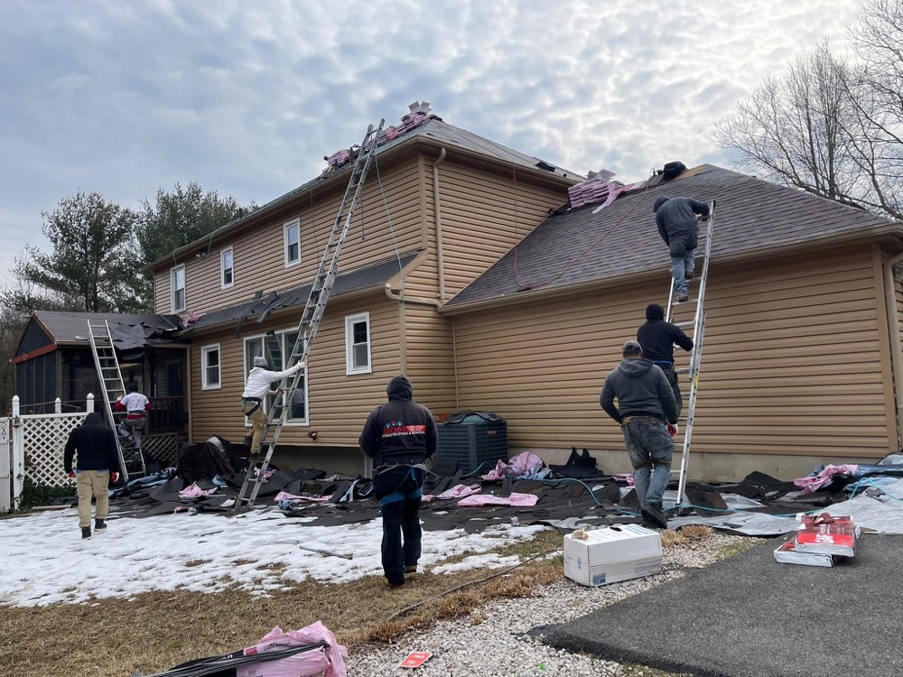 Roof replacement in Montgomery County
